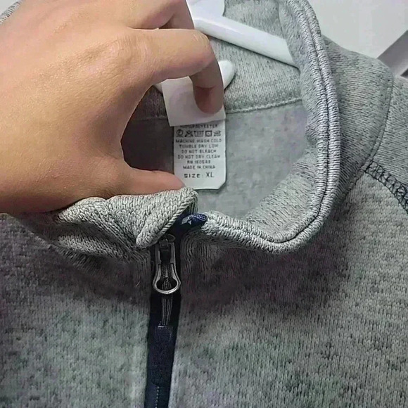 Crazy Apparel Jacket Mens XL Gray Long Sleeve Full Zip Pockets Gatlinburg TN - Picture 3 of 4